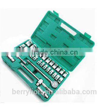 Berrylion 32PCS Socket Set CR-V Polished Socket Set With Ratchet Wrench photo-3