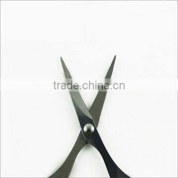 Beauty Scissors Factory Price HB-4001C Curved Edge Eyebrow Hair Scissor photo-4