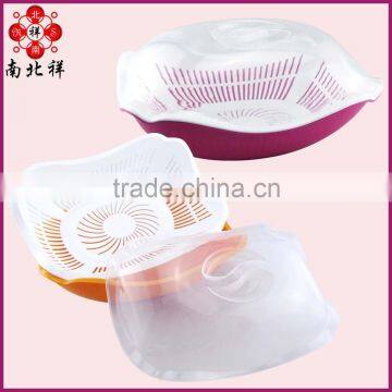 Rectangle plastic strainer with cover