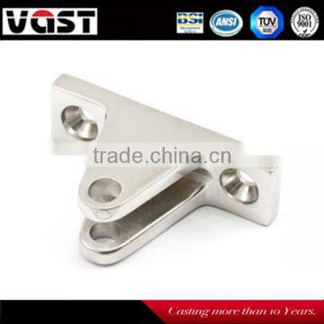 Stainless Steel Marine Hardware - Mirror Polished Heavy Duty Deck Hinge photo-2