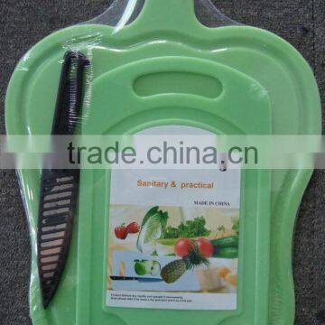 Cute kitchen chopping mat with knife,Direct factory/Manufactory supply