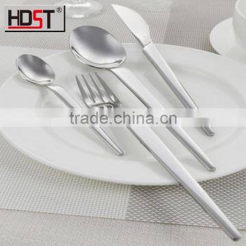 Nice silver delicate long handle Wholesale Royal Stainless Steel Flatware;innovative cutlery