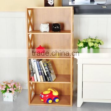 bamboo show shelf, wooden display rack shelf