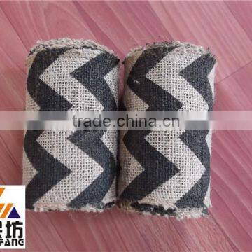 wholesale ribbon for decoration jute material nature or dyed color