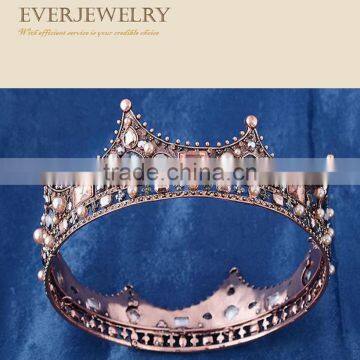 Full Rhinestone Jewelry Design Girls Tiara Crown