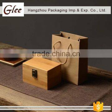 Luxurious customizad small bamboo storage box