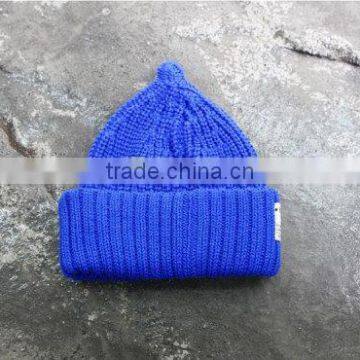 100% Acylic Cottonacrylic Beanie Embroidery Knit Hats/winter Caps photo-3