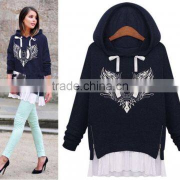 Women's Winter Autumn Cotton Loose Pullover Hoodie Jacket Coat Tops Skirt S-5XL