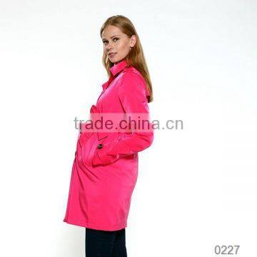 Factory Supply Fashion Design Rabbit Fur Coat