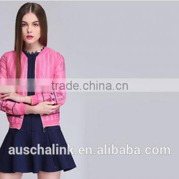 Latest Korean Style Classic Fashion Embroidered Casual Jacket Customized photo-4