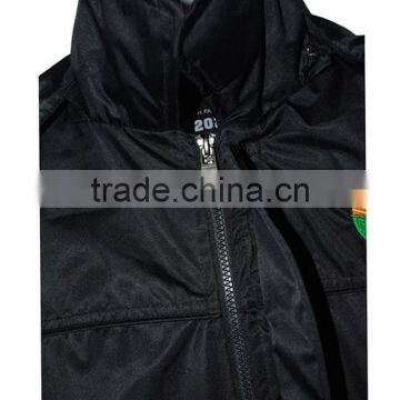 Men's Winter Wear 2015 New Men's Waterproof Pvc Coated Padded Jacket Twill Pvc Coated Lining Cut Terry Quilted Cotton photo-3