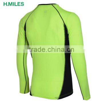 Sport Plain Sublimation Gym Running Tights Wear Custom Blank Long Sleeve Compression Shirt photo-2