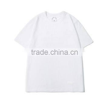 custom women t-shirt white plain cotton tshirt