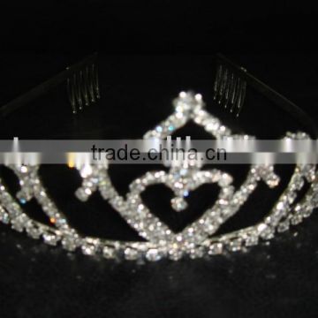 2012 newest styles argent wedding tiaras decoration