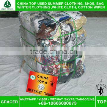 High Quality New Fashion Premium Men Long Sleeve Shirt Used Clothing Germany Style photo-5