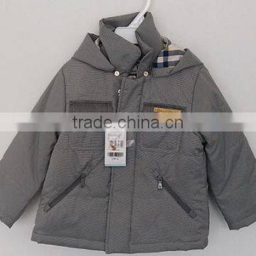 baby boys cute grey ski coat for winter