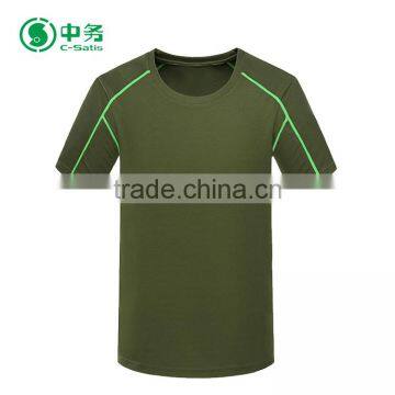 New Design Summer Outdoor Breathable 100% Polyester Mens Athletic Running T Shirt photo-4