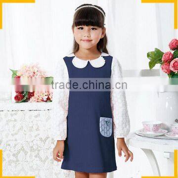 Winter formal children dresses kids clothes 2015 wholesale smoked clothing