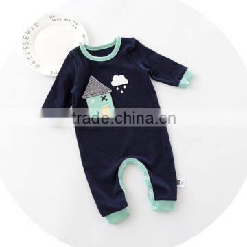 S17709A Cotton Baby Clothing Long Sleeve Baby Romper photo-4