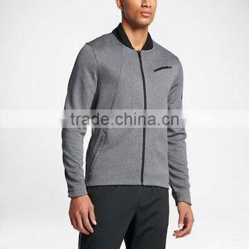 Custom Dri-fit Bomber Basketball Jacket Men Wholesale Gym Wear