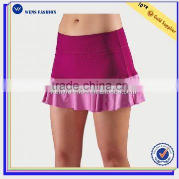 Ladies tennis fashion running skirt wholesale tennis mini-skirt