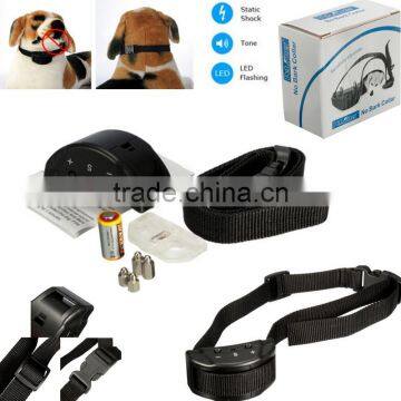 2016 New Arrival Anti Bark Stop Controller No Barking Remote Electric Shock Vibration Dog Pet Training Collar photo-2