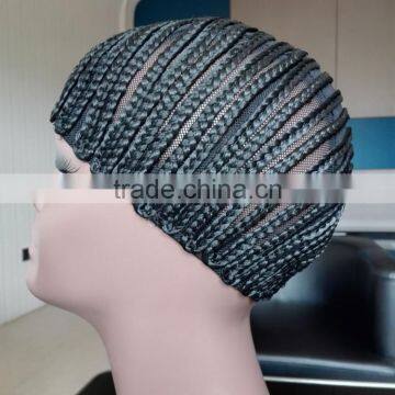 2017 Summer Fashionable Cheap Soft Synthetic Crochet Braid Cap Wholesale For The Black photo-3