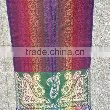 2017 Pashmina Scarf Ombre Rainbow Scarf Spring Fall Winter Scarf photo-4