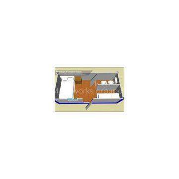 EPS Panel Dormitory Prefabricated House , Sea Container House for Living