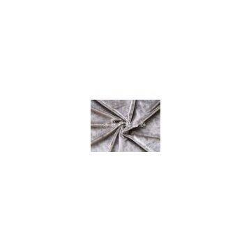 Warp knitted spum velvet