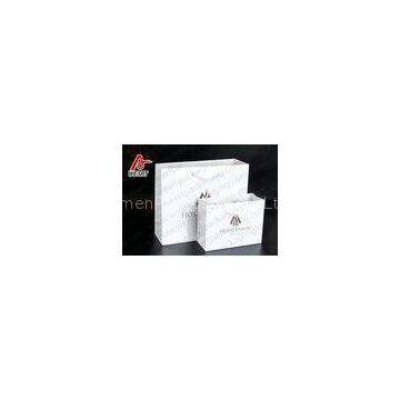 Two Sizes Branded Custom Printed Paper Bags Promotional Use OEM / ODM