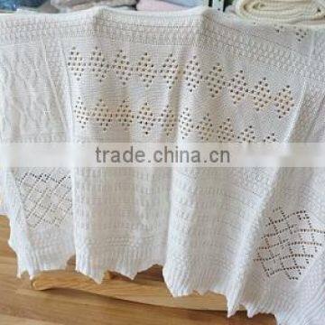 100% Cotton Knitted Blanket