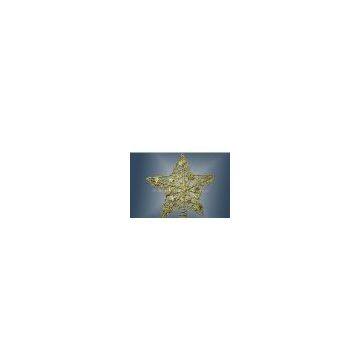 christmas iron wire star tree topper