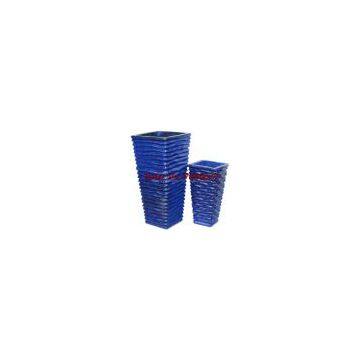 Blue Outdoor Ceramic planter various sizes