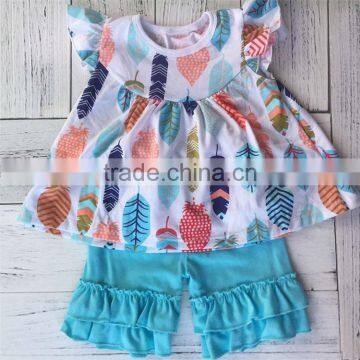 Hot selling attractive style applied easter boutique outfits