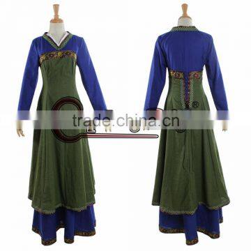 Custom Made Women's Medieval Dress Victorian Renaissance Gothic Dress