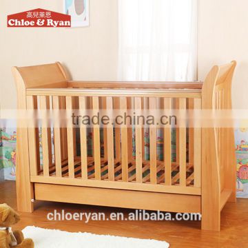 Unique convertible nursery bedding solid wood cribs with drawers