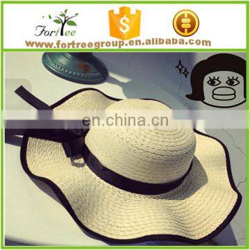 wholesale china summer decorate straw cowboy hat