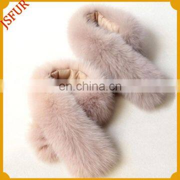 Beauty colours warm real fox fur fashion scarf for women