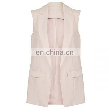 Latest fashion branded Sleeveless blazer jacket for ladies