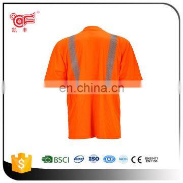 Hi Vis OEM 100% Cotton Reflective T-shirt With BSCI Certificate photo-2