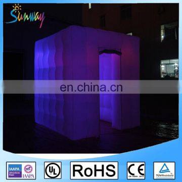 SUNWAY Wedding Rental LED Inflatable Photo Booth Inflatable Photobooth Enclosure