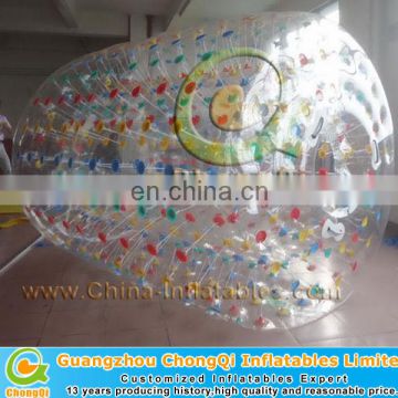 colorful inflatable water roller ball