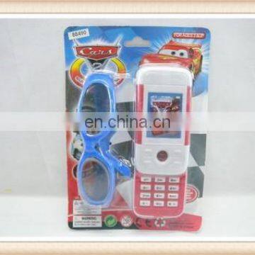 yingxing plastic flashing music phone toy with glasses