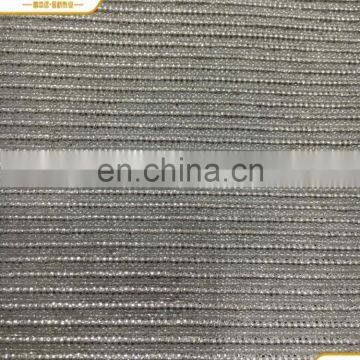 100% Polyester Shinning Fabric With Crumple With Metallic