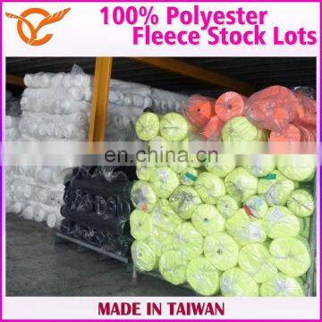 Taiwan 100% Polyester Fleece Baseball Cap Cloth Stock Lots