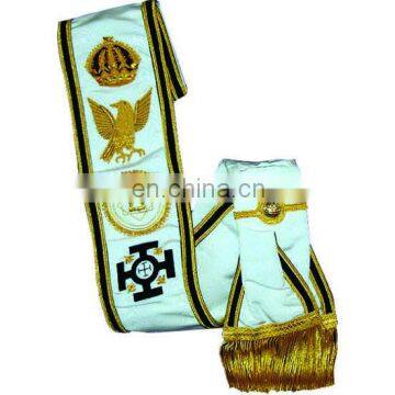 Masonic Sash | Masonic Regalia Sashes | Officers Sash | Masonic Apron & Collar Sash