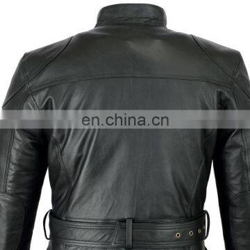 Top Quality Genuine Cow Hide Super Soft Leather Motorcycle Jacket photo-6