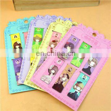 Girls' magnet bookmark 6in 1