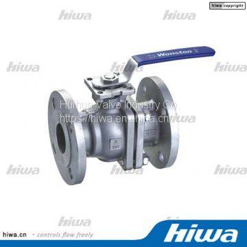 2PC Stainless Steel Ball Valve Full Port Flange Ends PN10-40